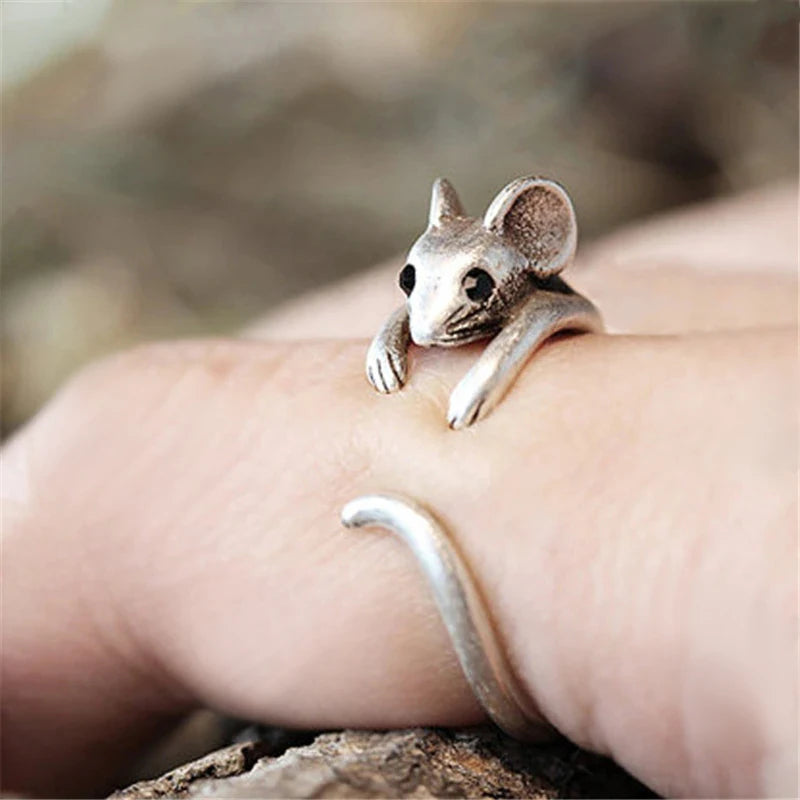 Mouse Finger Ring - MINALINO