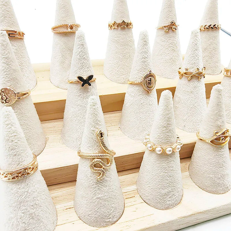 30pcs Mix Color Rings - MINALINO