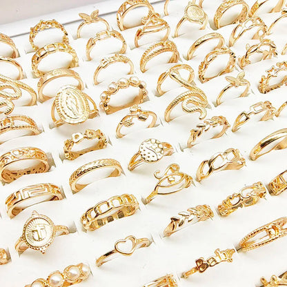 30pcs Mix Color Rings - MINALINO